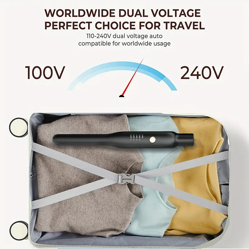 Mini 2-in-1 Ceramic Hair Straightener & Curler 2