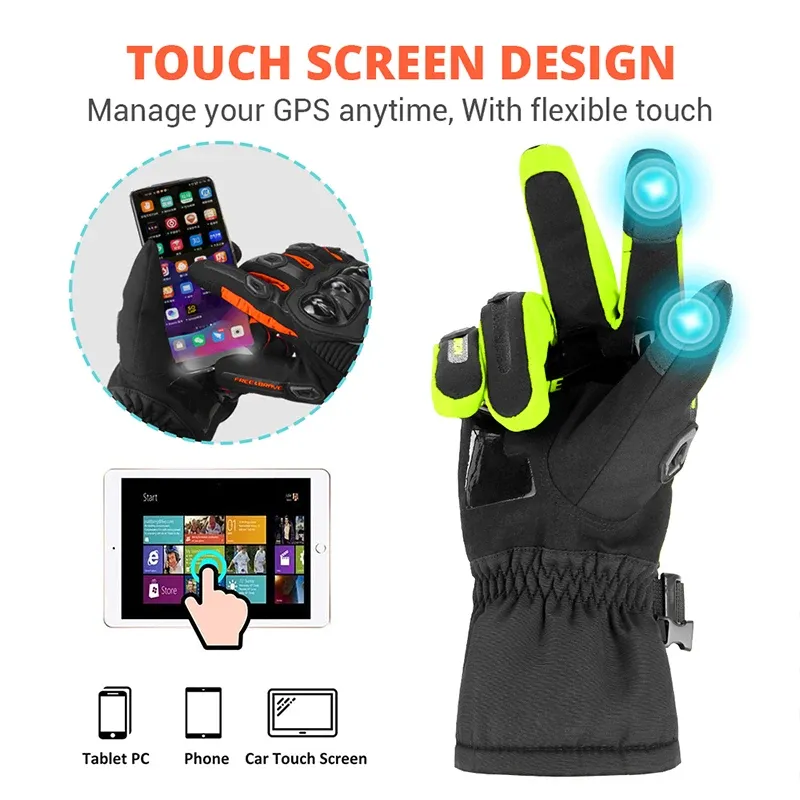 Waterproof Winter Motorcycle Gloves 2
