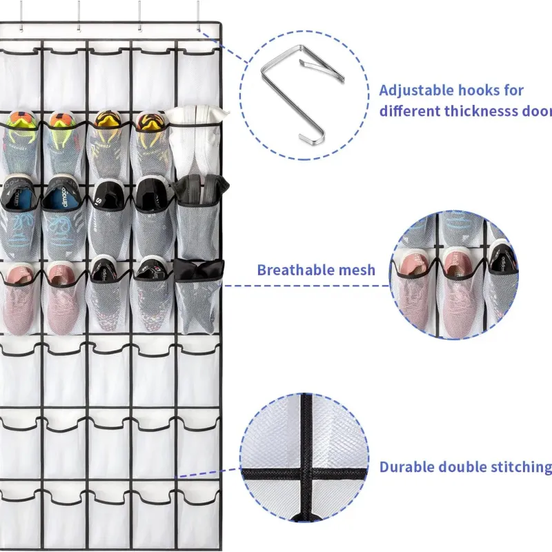 35-Pocket Wall Shoe Organizer 2