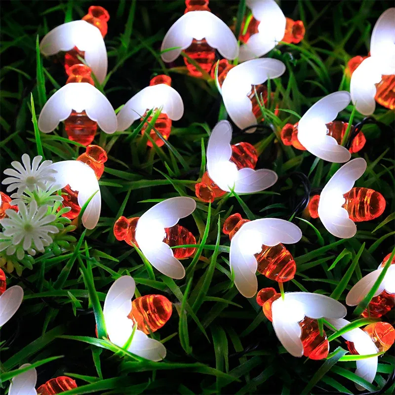Solar Bee String Lights - Outdoor Decor 3