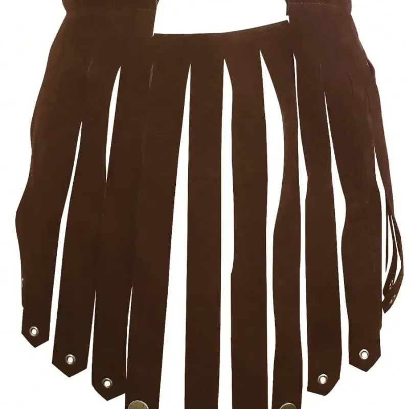 Roman Gladiator PU Leather Battle Belt Skirt 3