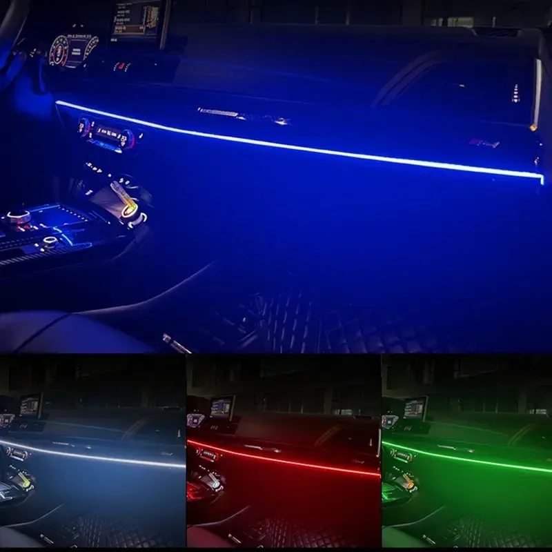 RGB LED Car Ambient Light Strips 6