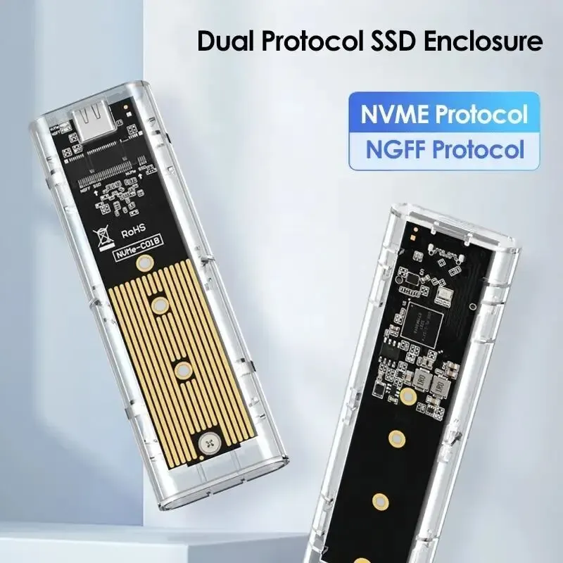 M.2 Dual Protocol SSD Enclosure 2