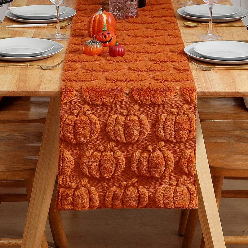 Halloween Pumpkin Ghost Table Runner 3