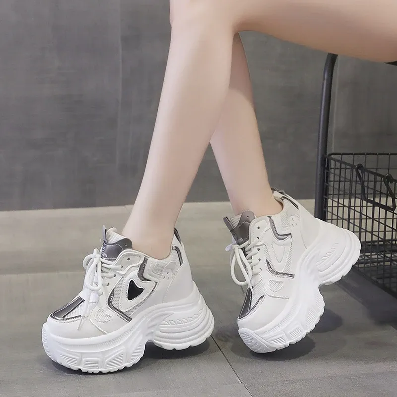 10CM Platform Mesh Sneakers for Women 4