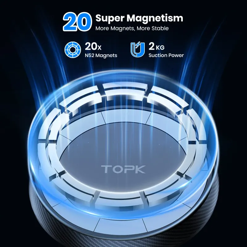 TOPK MagSafe Car Mount - Super Stable 2