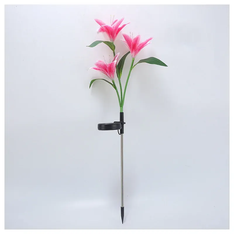 Solar Lily Flower Garden Lights 6