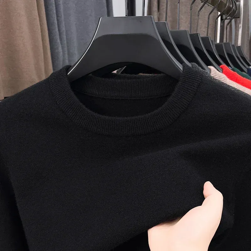 Men's Diamond Pattern Knit Sweater 4