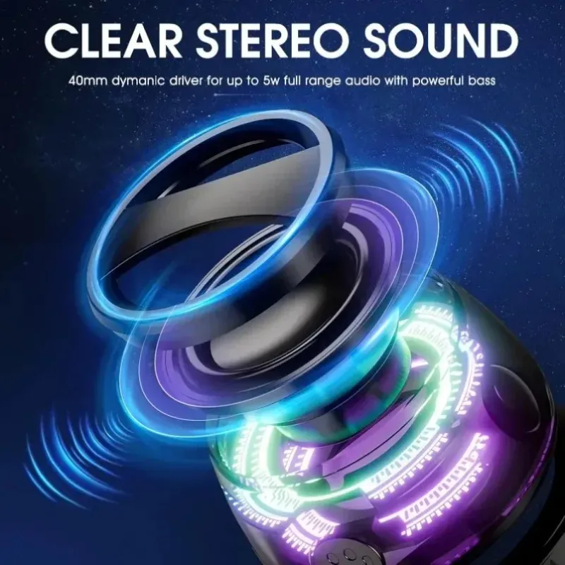 Мини Bluetooth-колонка с RGB-подсветкой 4