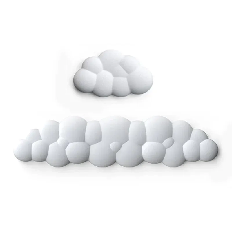 Cloud Wrist Rest Keyboard & Mouse Set 1