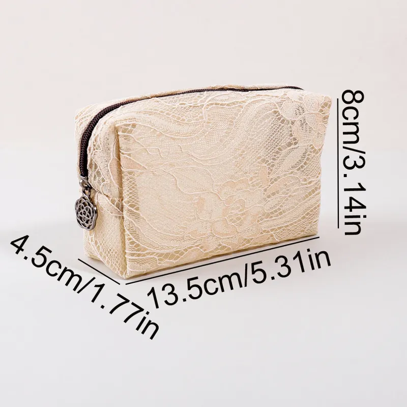 Floral Lace Pencil Case 2