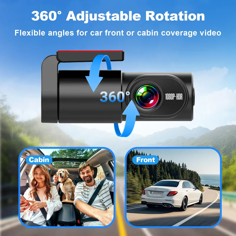 1080P WiFi Dash Cam with Night Vision 3