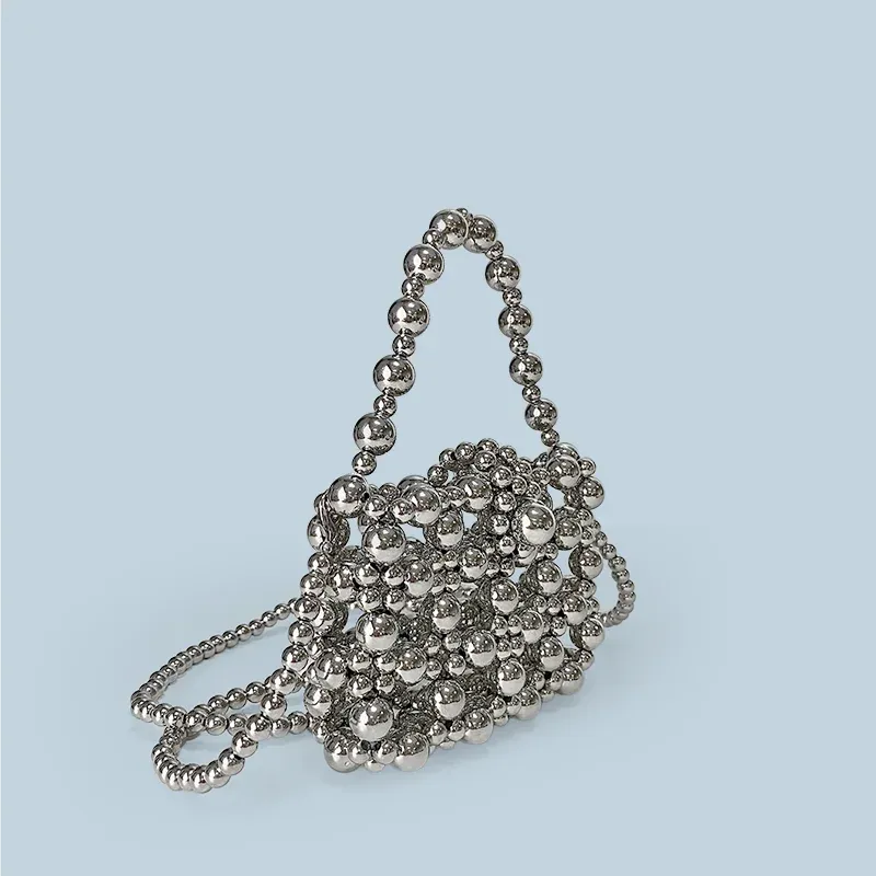 Pearl Chain Mini Crossbody Bag 4