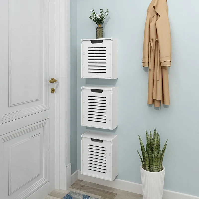 Flip-Down Shoe Cabinet 3