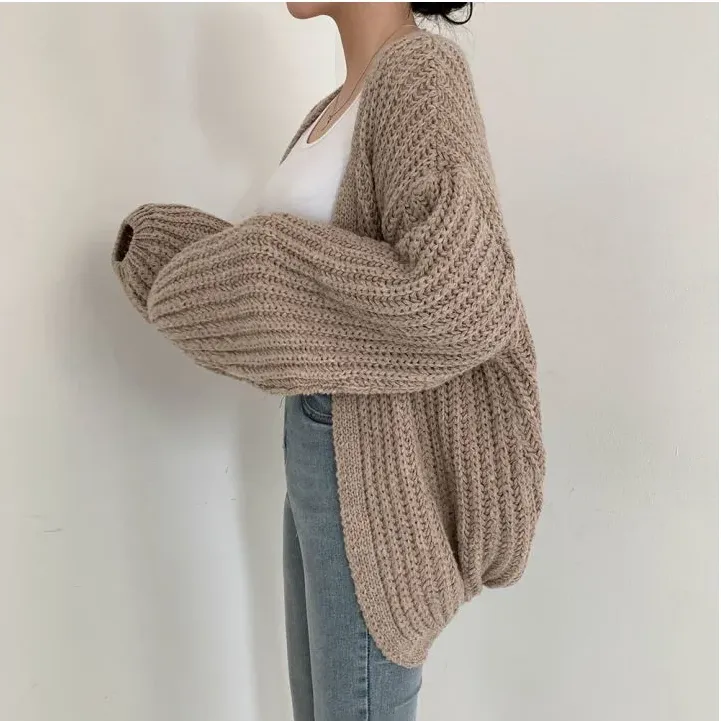Harajuku Lantern Sleeve Cardigan 2