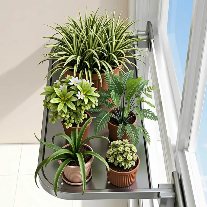 No Drill Foldable Drying Shelf 2