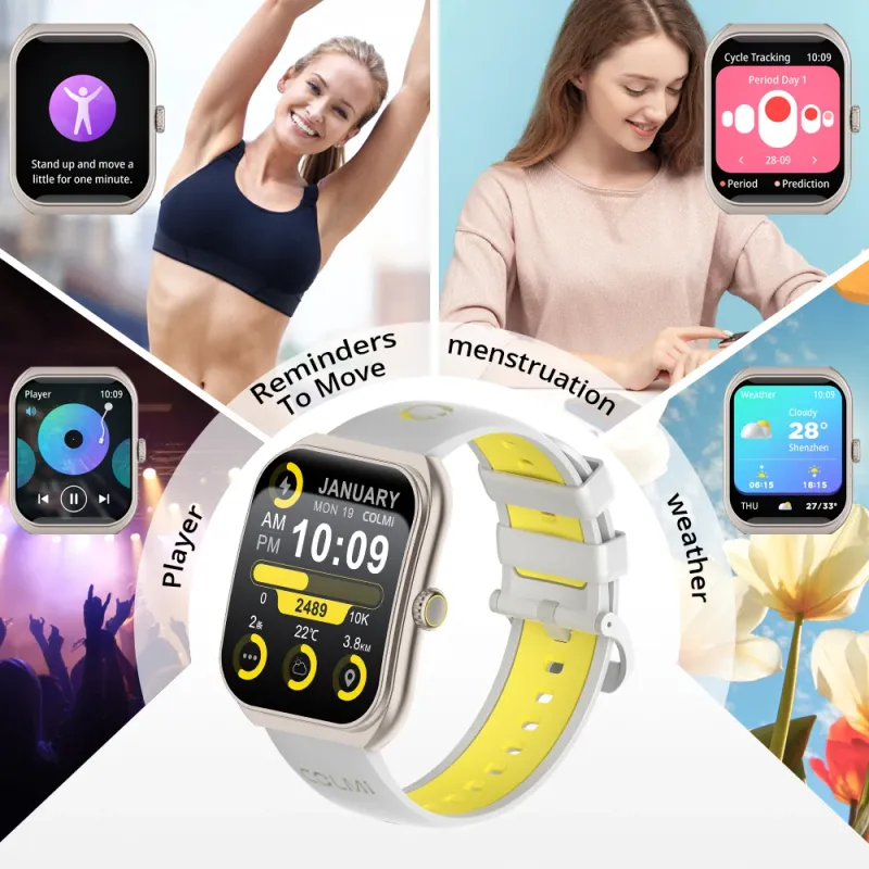 COLMI P86 AMOLED Bluetooth Smartwatch 5