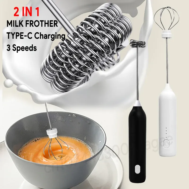 Electric Coffee Frother & Milk Whisk 1