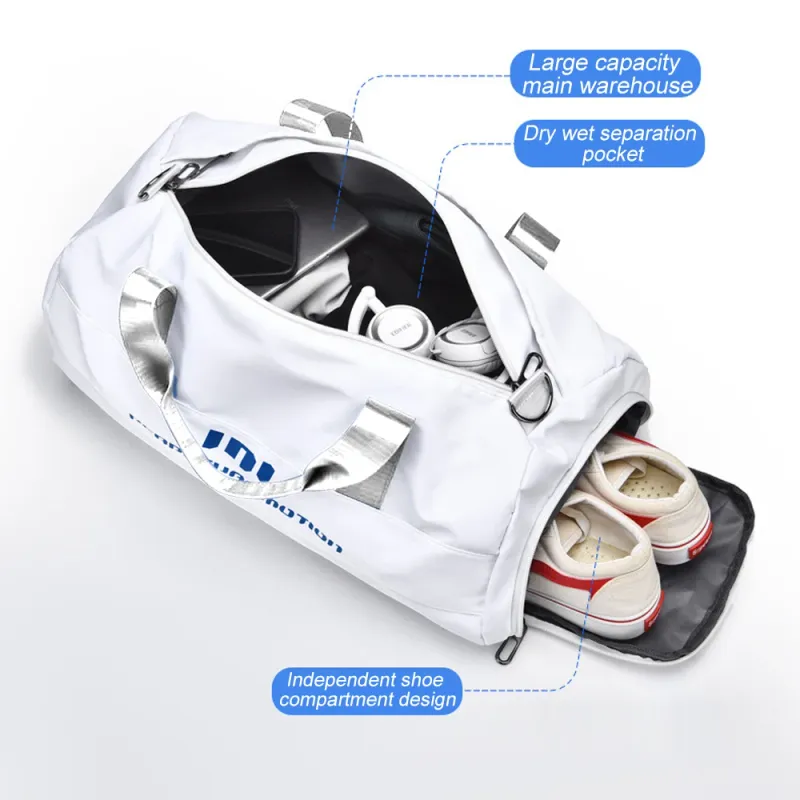 Gym Duffle Bag with Shoe Compartment 4