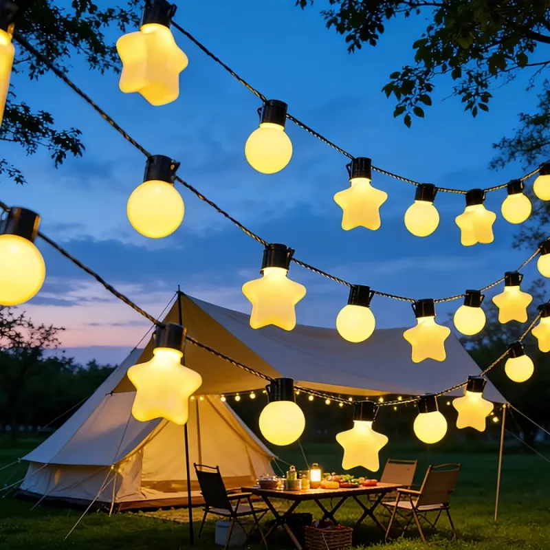 Solar LED String Lights - 8 Modes 2