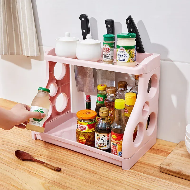 2-Tier Countertop Spice Rack Organizer 2