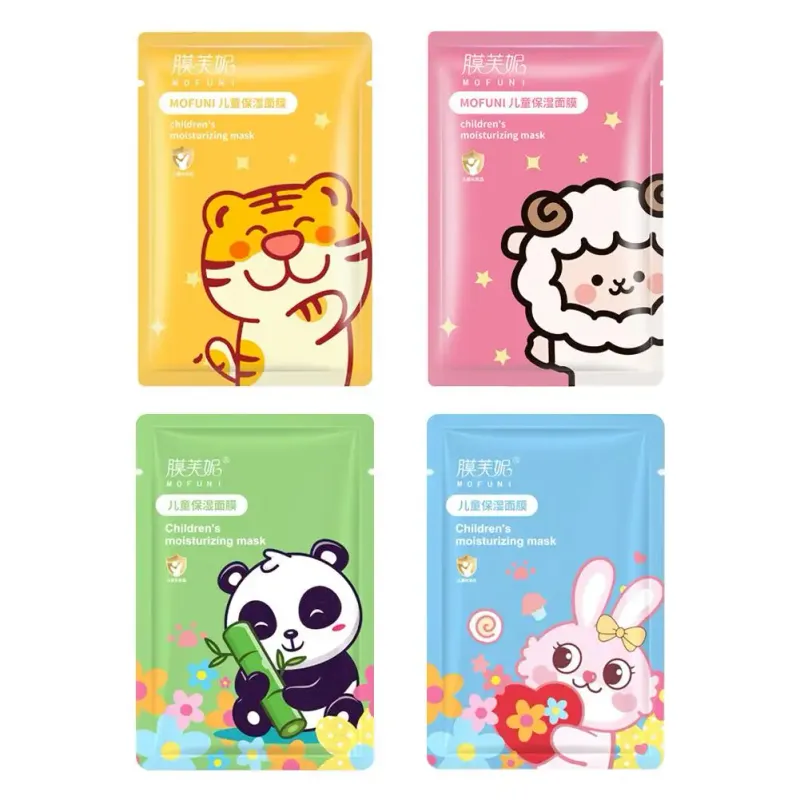 Cartoon Kids Facial Masks 5-Pack 1