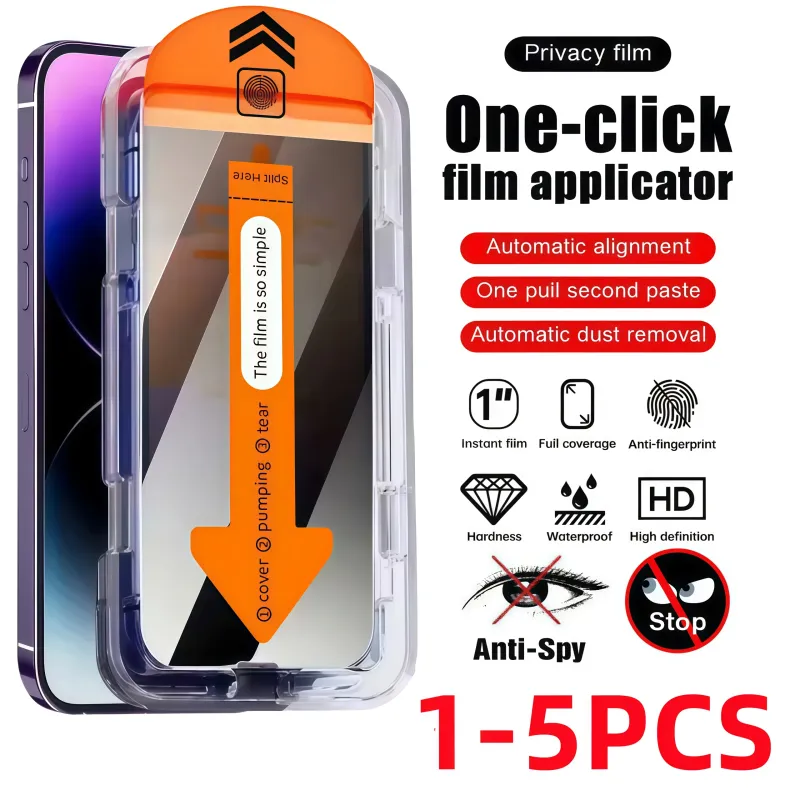 iPhone Privacy Screen Protector Anti-Spy Tempered Glass 1