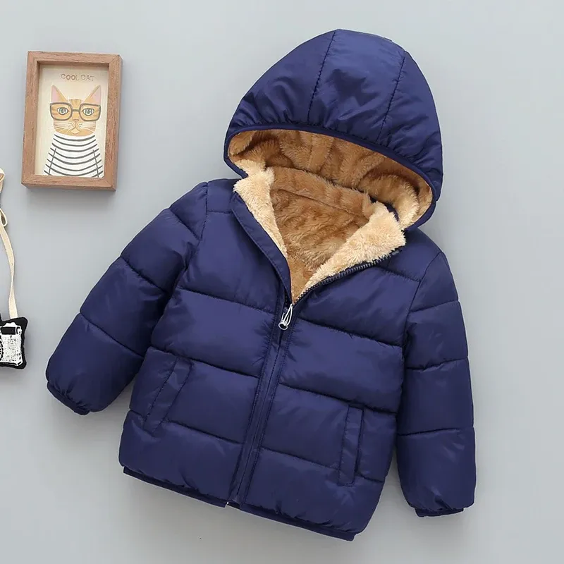 Kids Fleece Cartoon Hooded Jacket 3