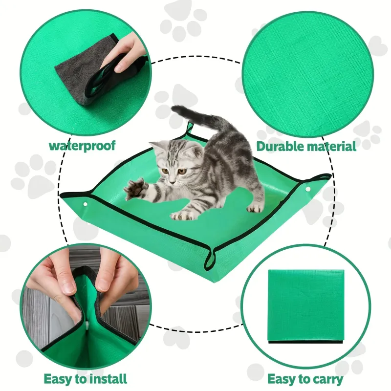 Portable Foldable Travel Cat Litter Box 3