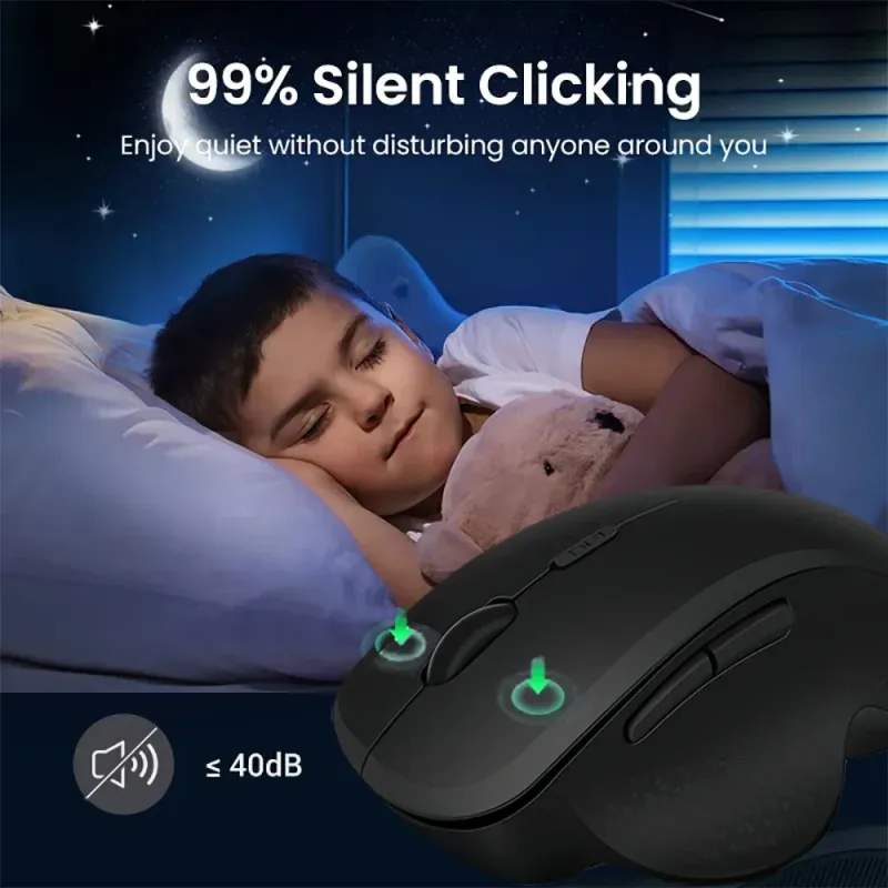 Dual-Mode Wireless Rechargeable Mouse 5