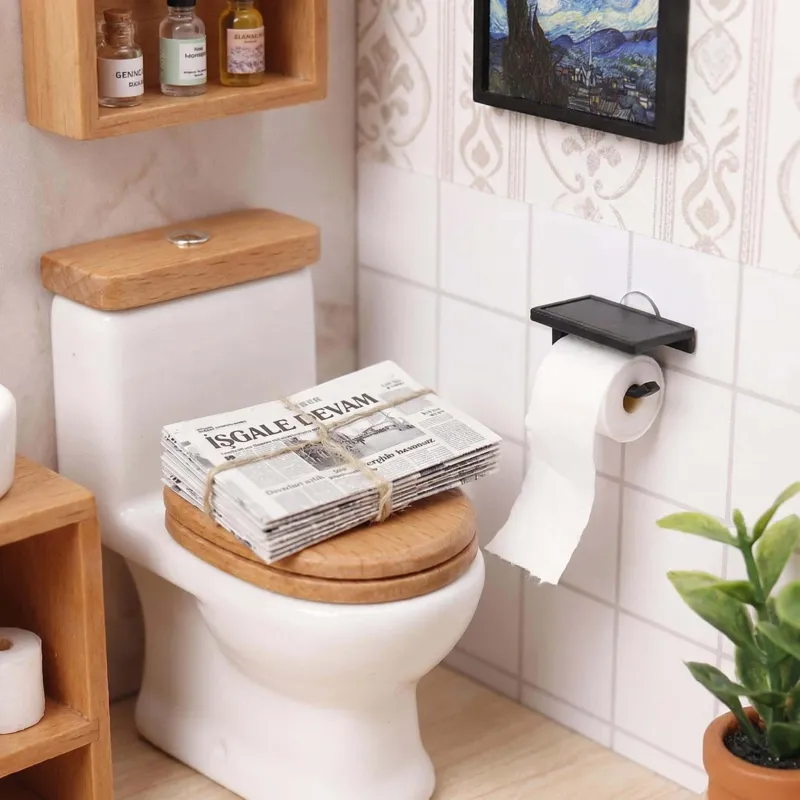 1/12 Dollhouse Bathroom Mini Set 4