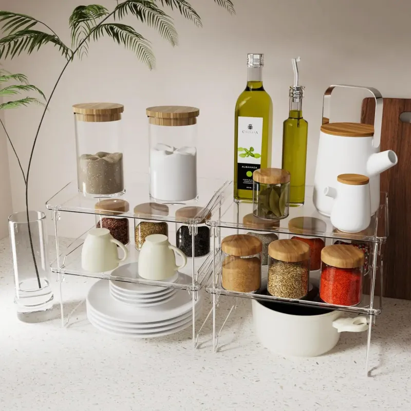 2-Tier Stackable Counter Organizer 2