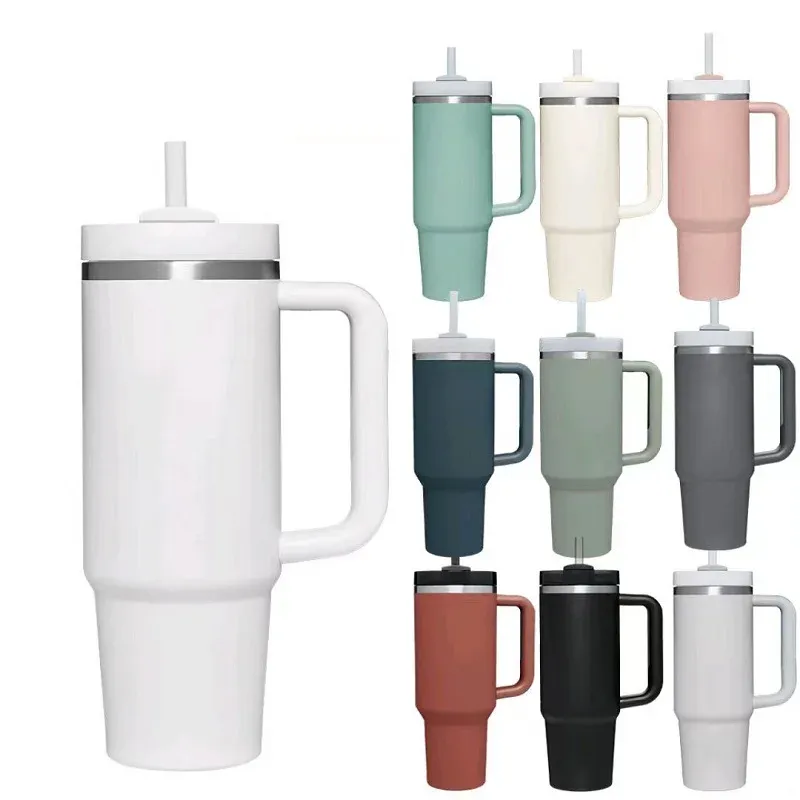40oz Insulated Tumbler with Handle 6