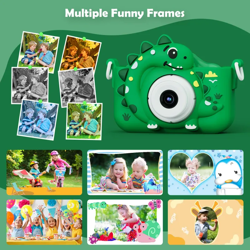 Kids Dinosaur 1080P Digital Camera 4