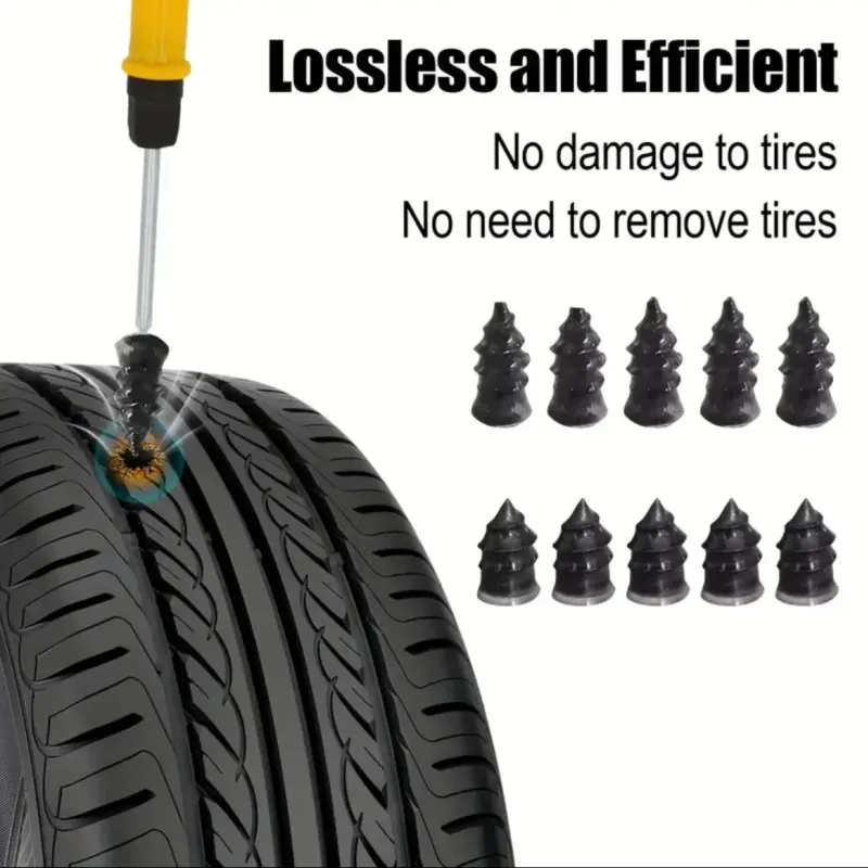 Tubeless Tire Puncture Repair Nail Kit 5