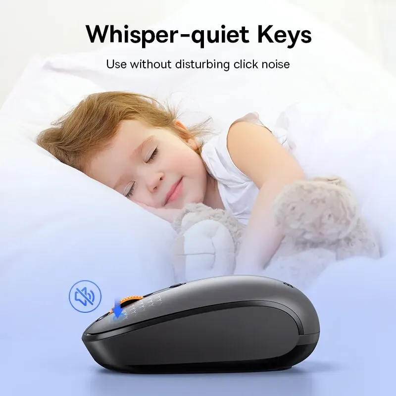 Baseus F01B Bluetooth Silent Wireless Mouse 6