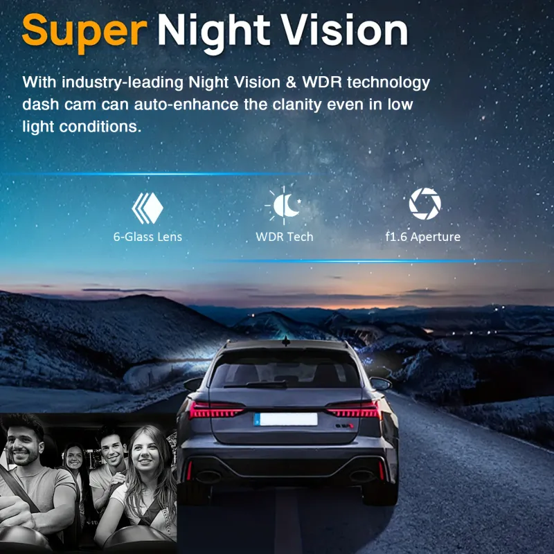 1080P WiFi Dual Lens Dash Cam 4