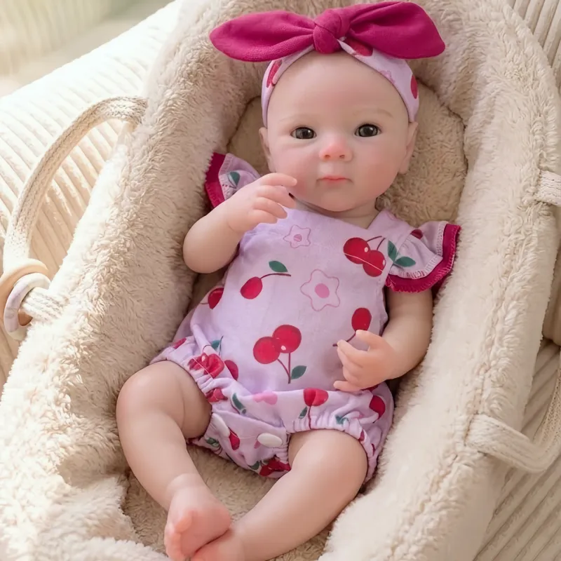 13" Silicone Reborn Baby Girl Doll 4