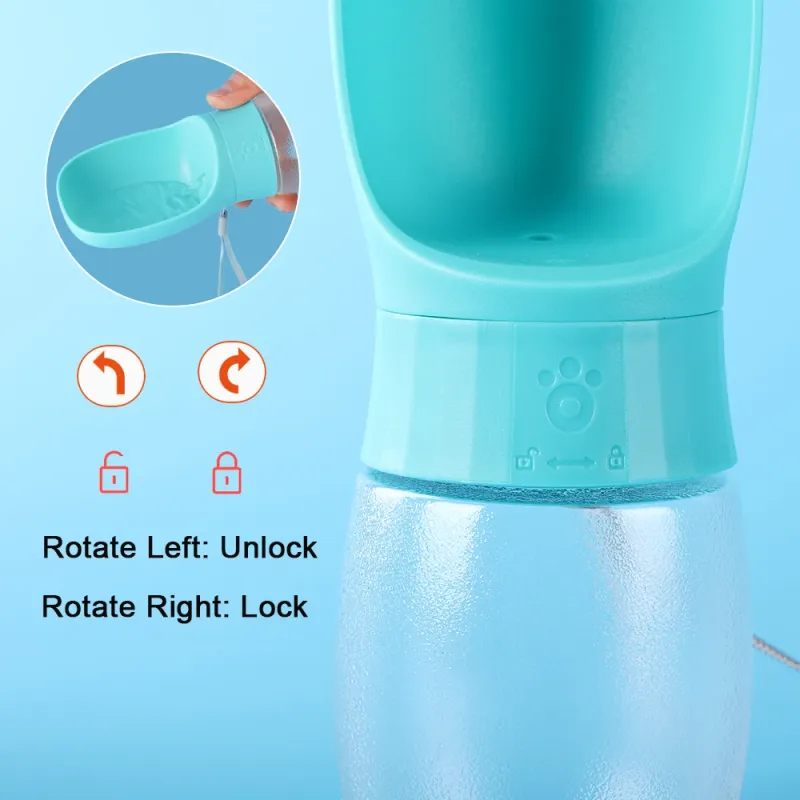 Portable Pet Water Bottle & Travel Bowl 4