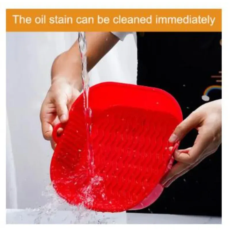 Reusable Air Fryer Silicone Liner Pot 4