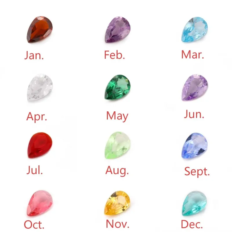 Personalized Heart Birthstone Necklace & Ring Set 5