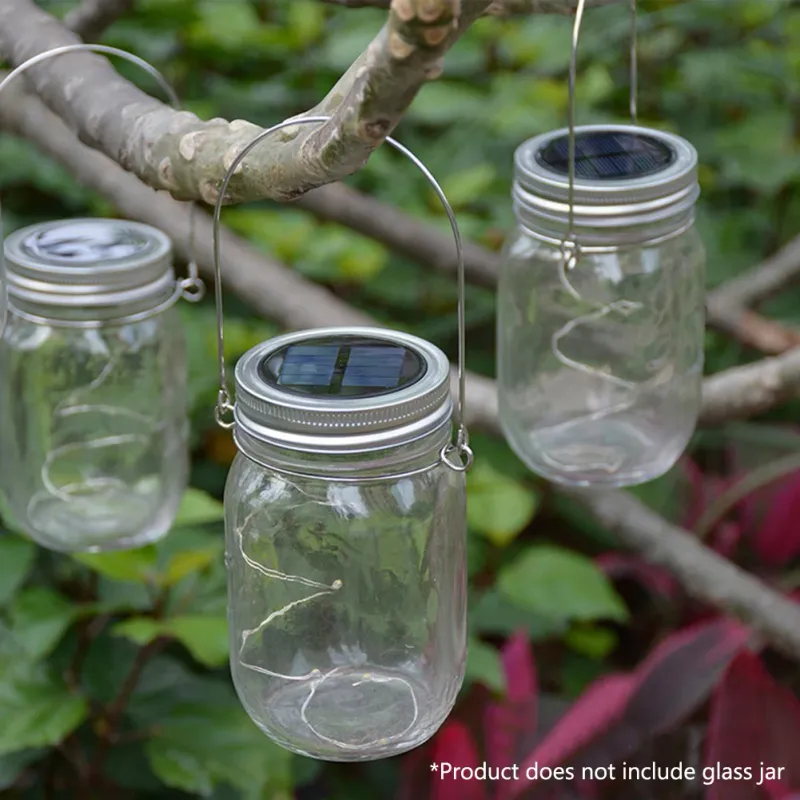 Solar Fairy String Lights - Mason Jar 4