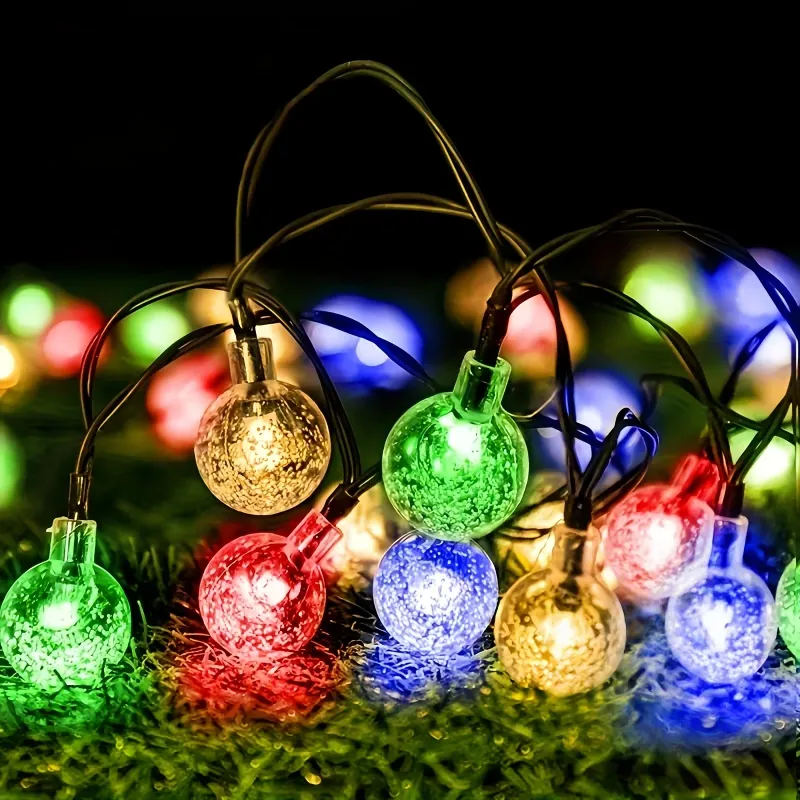 Solar Bubble Ball String Lights 5