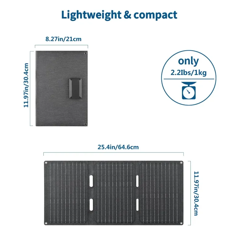 60W Foldable Solar Charger 5