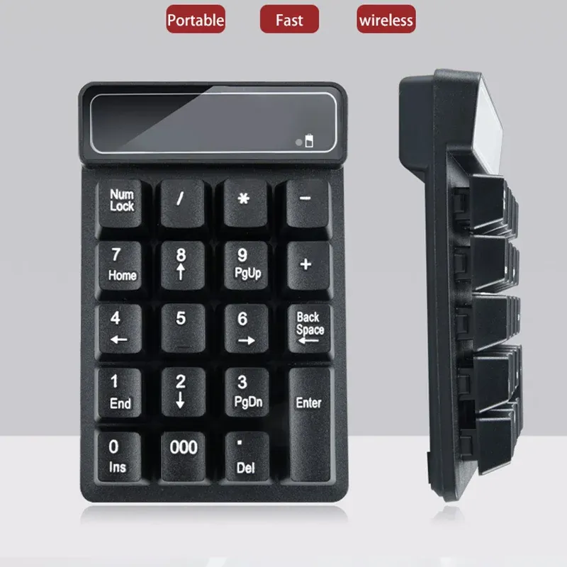 Mini Wireless Numeric Keypad 19 Keys 2