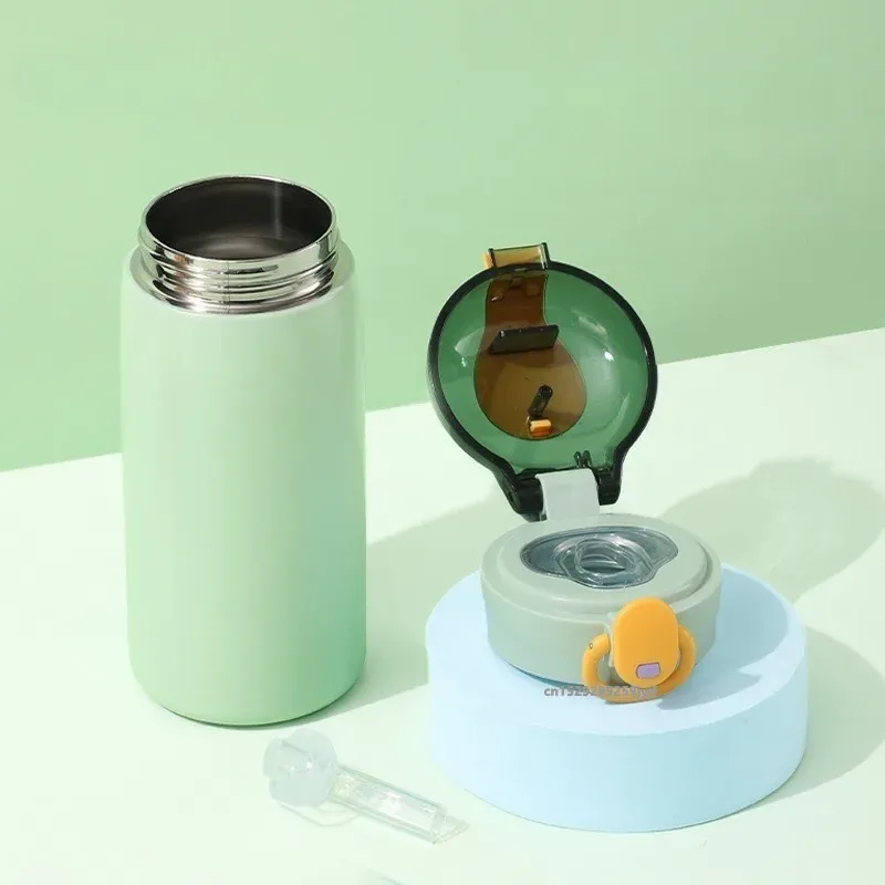 304 Stainless Steel Insulated Thermos Cup with Straw 5
