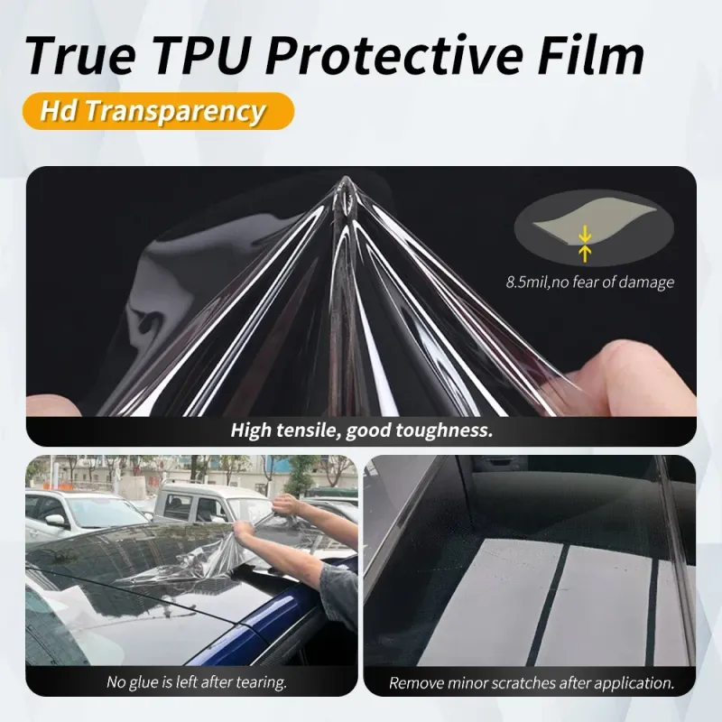 Tesla Model Y Sunroof PPF Film 5