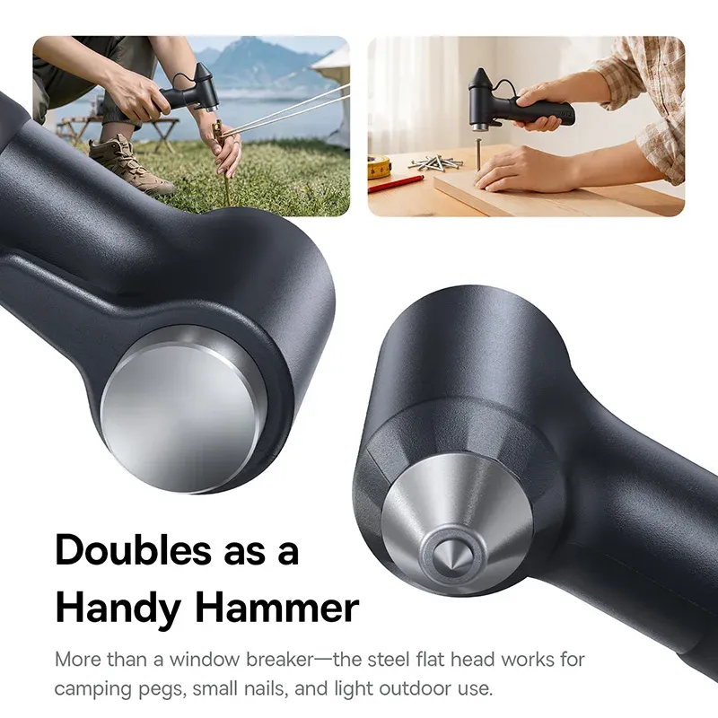 Baseus GoTrip DT2 Car Safety Hammer 2-in-1 6