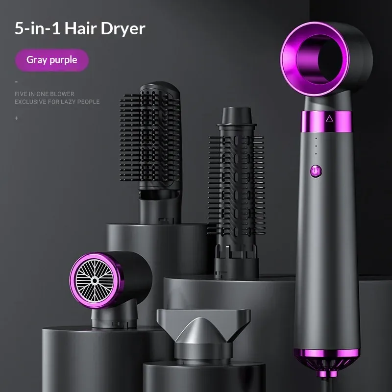 5-in-1 Negative Ion Hot Air Brush Styler 1