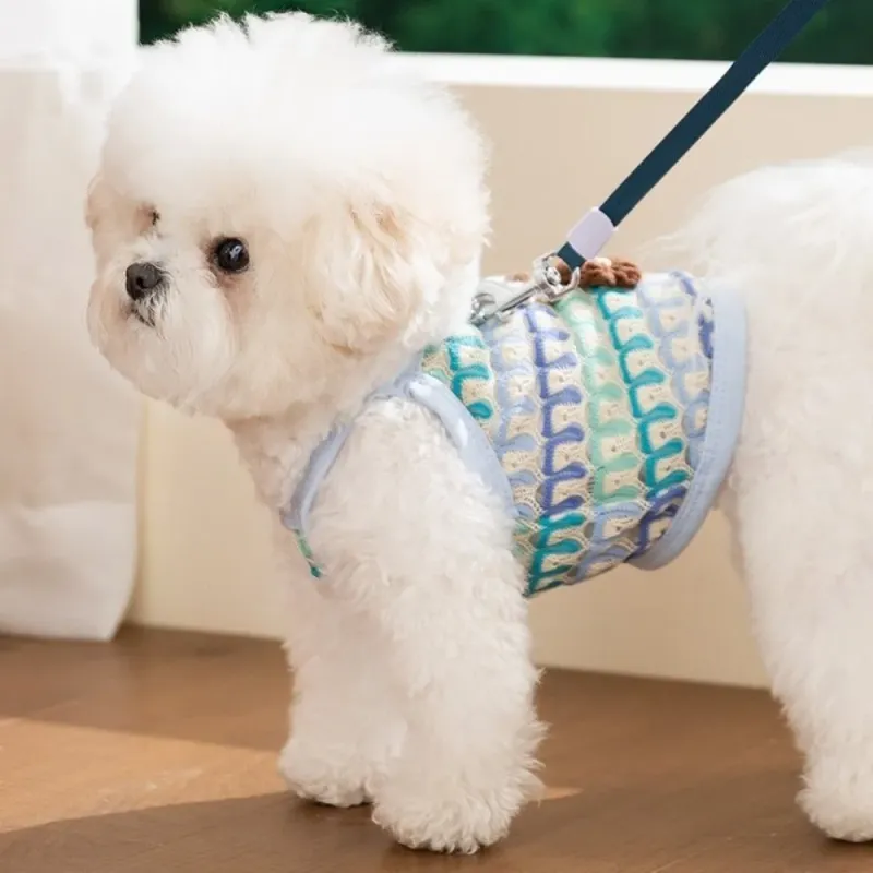 Floral Print Dog Cooling Vest 1